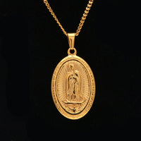 Mother Mary Unisex Catholic Pendant Necklaces