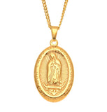 Mother Mary Unisex Catholic Pendant Necklaces