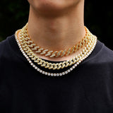 Luxury Cuban Link Hip Hop Chain Necklaces