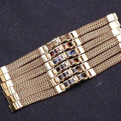 Magnet Clasp Stainless Steel Men's Bracelets