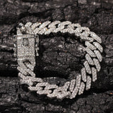 12mm Men's S-Link Cuban Necklace & Bracelet