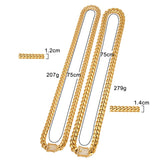 Stainless Steel Triple Lock Luxury Necklace