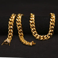 Luxury Heavy Cuban Link Chain Long Necklace