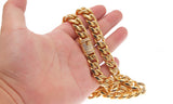 Luxury Heavy Cuban Link Chain Long Necklace