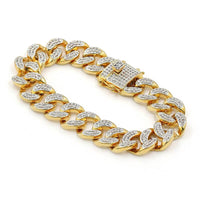 Hip Hop CZ Men's Micro Pave Bracelet