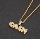 Luxury CASH Letters Pendant Necklace