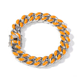 11mm Stainless Steel Colorful Unisex Bracelet