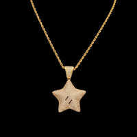 Shiny Star Rope Chain Pendant Necklace