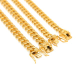 Stainless Steel Cuban Link Chain Choker Necklace