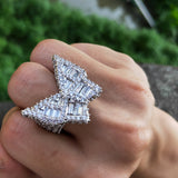 Diamond Butterfly Shape Ring