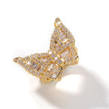 Diamond Butterfly Shape Ring