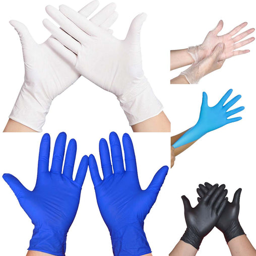 100Pcs Disposable Latex XL Rubber Gloves