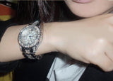 Women Full Steel Diamond Stone Watches