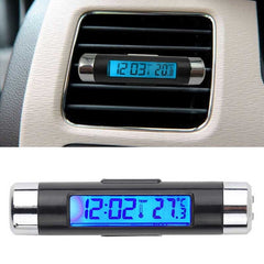 2 in 1 Thermometer & Car Clock