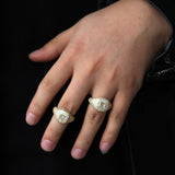 Gothic Style Zircon Women Wedding Rings
