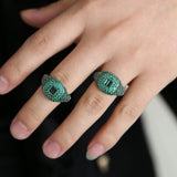 Gothic Style Zircon Women Wedding Rings