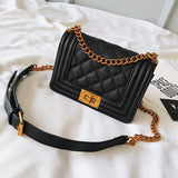 Women Chain Leather Messenger Bags