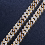 9mm Micro Pave CZ Cuban Link Necklaces