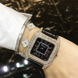 Full Diamond Roman Numeral Bracelet Watch