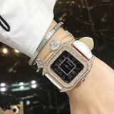 Full Diamond Roman Numeral Bracelet Watch