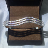 5A Zircon Filled Party Wedding Bangles