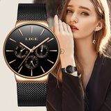 Luxury Laides Business Fashion Casual Waterproof Watches