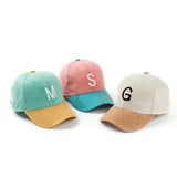 Cotton Embroidery Letter Baseball Cap