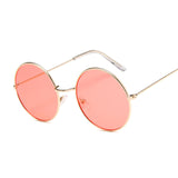 Retro Round Pink Sunglasses