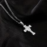 Unisex Jesus Cross Pendant Necklace