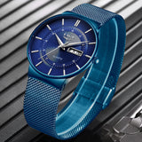 Simple All Steel Waterproof Wrist Watch